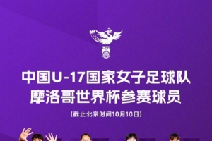 我国U17女子足球队蓄势待发，21位青春之花即将征战摩洛哥世界杯舞台
