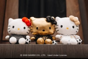 萌动来袭！洛杉矶FC携手Hello Kitty，限量版合作公仔正式亮相