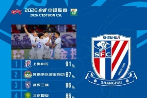 申花以91%传球精度领跑中超第28轮，河南、武汉三镇紧随其后位居二三位