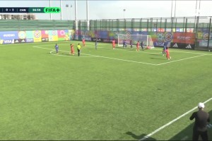 U15国足3-0南非！4号小将头球破门！